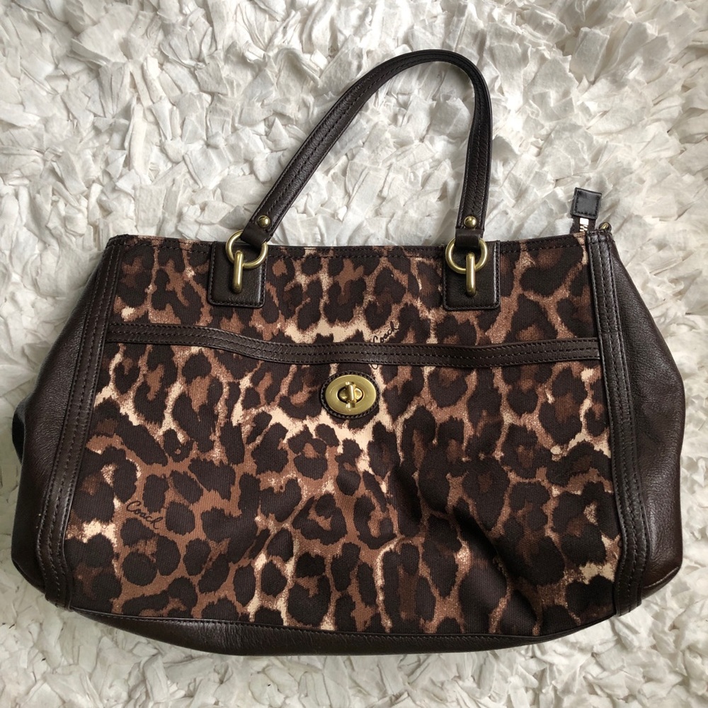 Leopard Coach Bag